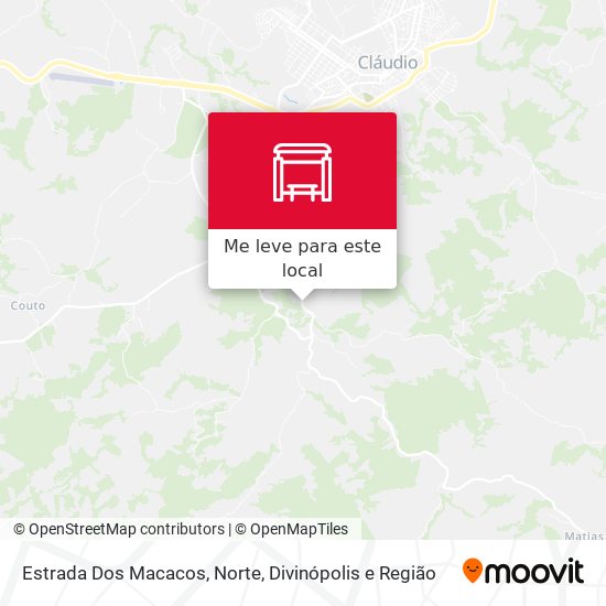 Estrada Dos Macacos, Norte mapa