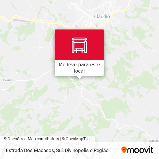 Estrada Dos Macacos, Sul mapa