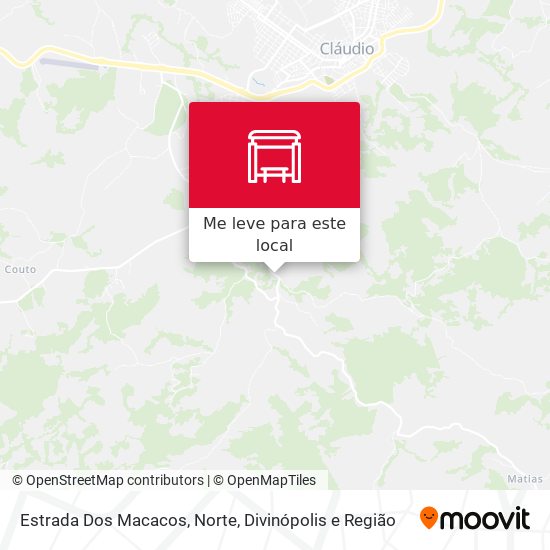 Estrada Dos Macacos, Norte mapa