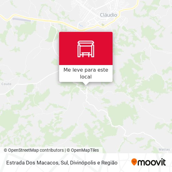 Estrada Dos Macacos, Sul mapa