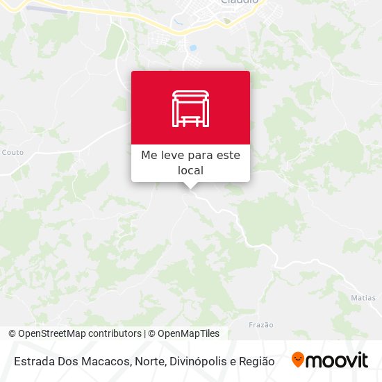 Estrada Dos Macacos, Norte mapa