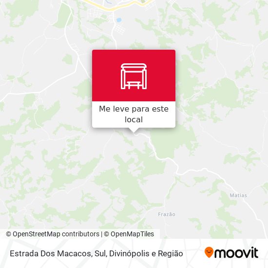 Estrada Dos Macacos, Sul mapa