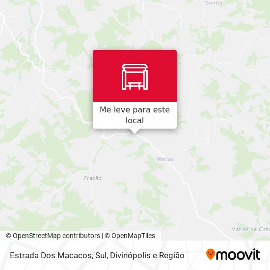 Estrada Dos Macacos, Sul mapa