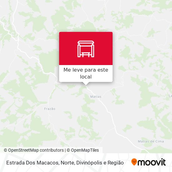 Estrada Dos Macacos, Norte mapa