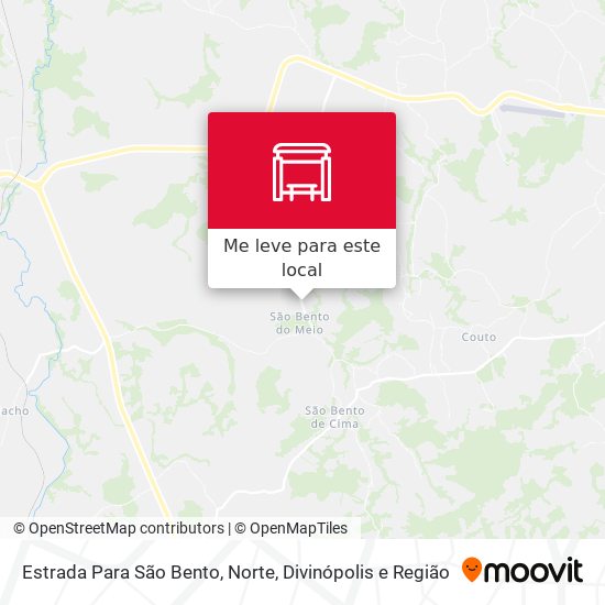 Estrada Para São Bento, Norte mapa