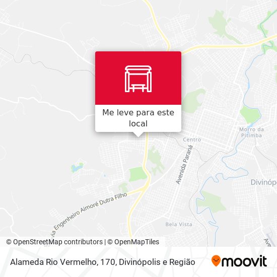 Alameda Rio Vermelho, 170 mapa