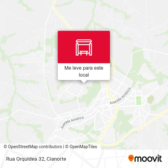 Rua Orquídea 32 mapa