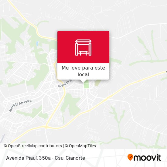 Avenida Piauí, 350a - Csu mapa