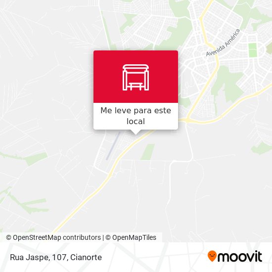 Rua Jaspe, 107 mapa