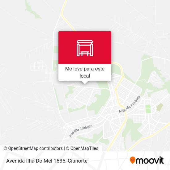 Avenida Ilha Do Mel 1535 mapa