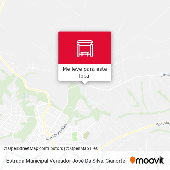 Estrada Municipal Vereador José Da Silva mapa
