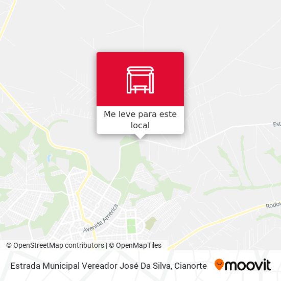 Estrada Municipal Vereador José Da Silva mapa
