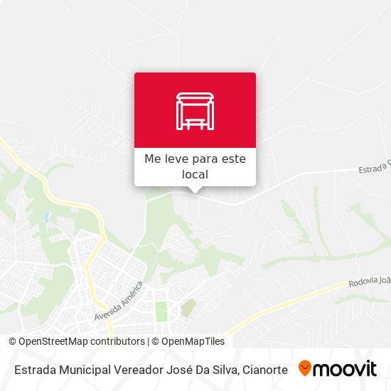 Estrada Municipal Vereador José Da Silva mapa