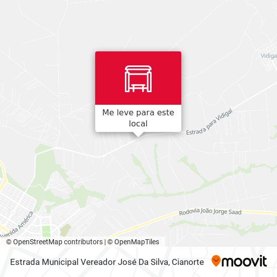 Estrada Municipal Vereador José Da Silva mapa