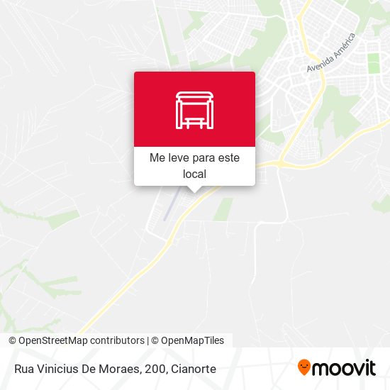 Rua Vinicius De Moraes, 200 mapa