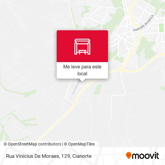 Rua Vinicius De Moraes, 129 mapa