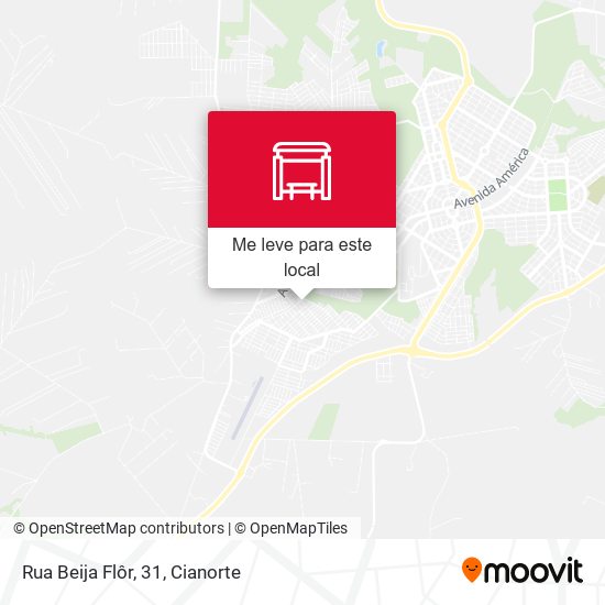 Rua Beija Flôr, 31 mapa