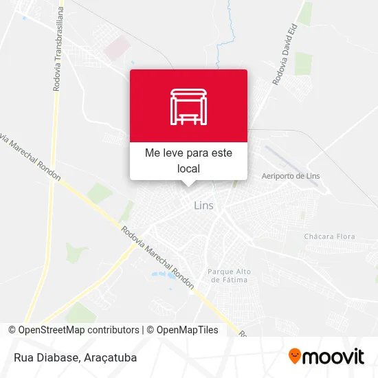 Rua Diabase mapa