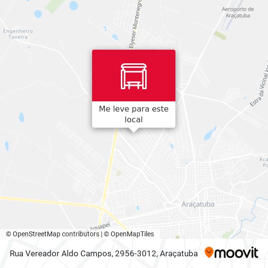 Rua Vereador Aldo Campos, 2956-3012 mapa