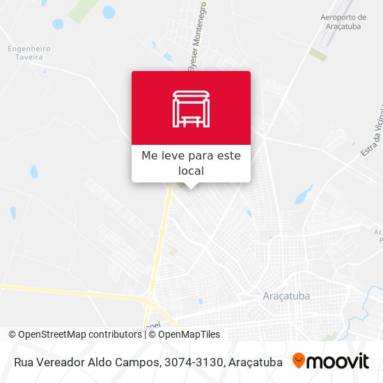 Rua Vereador Aldo Campos, 3074-3130 mapa