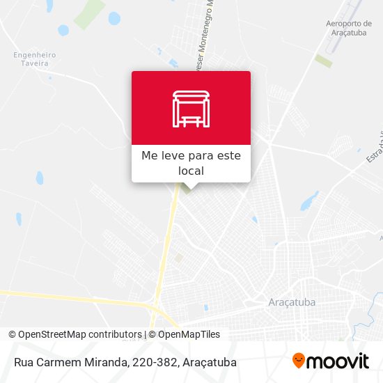 Rua Carmem Miranda, 220-382 mapa