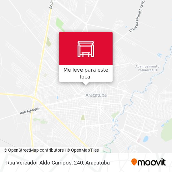 Rua Vereador Aldo Campos, 240 mapa