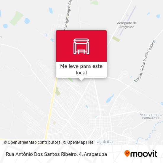 Rua Antônio Dos Santos Ribeiro, 4 mapa