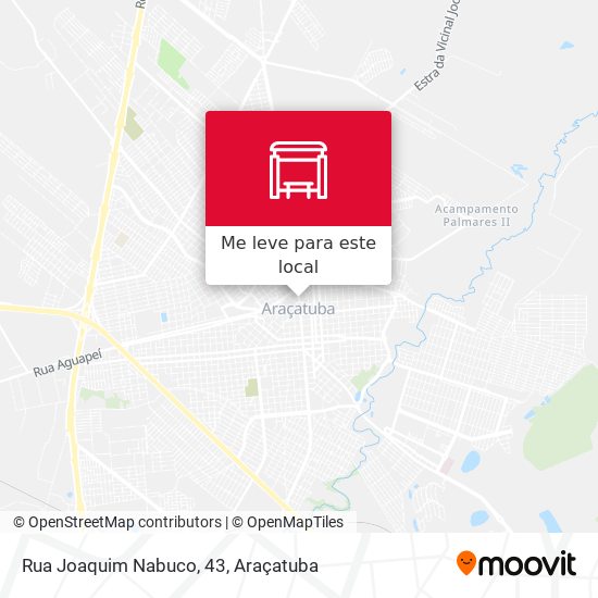 Rua Joaquim Nabuco, 43 mapa
