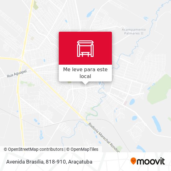 Avenida Brasília, 818-910 mapa