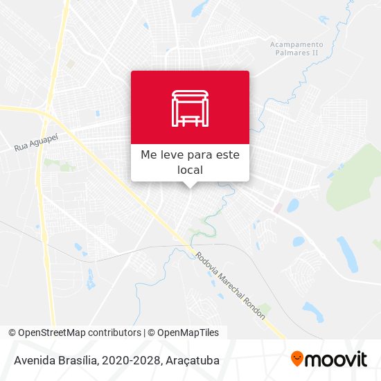 Avenida Brasília, 2020-2028 mapa