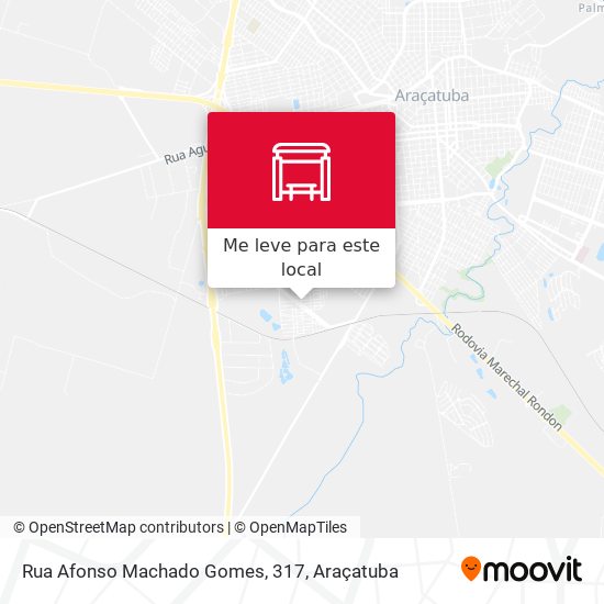 Rua Afonso Machado Gomes, 317 mapa