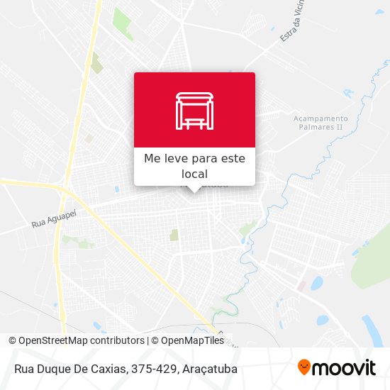Rua Duque De Caxias, 375-429 mapa