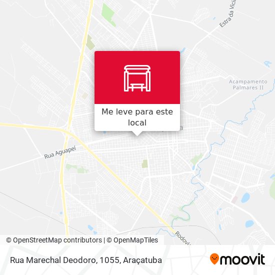 Rua Marechal Deodoro, 1055 mapa