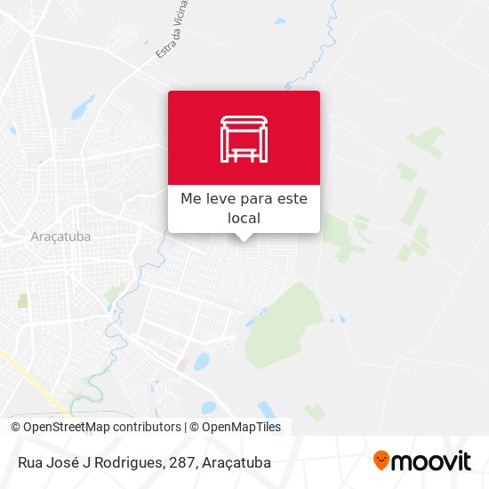 Rua José J Rodrigues, 287 mapa