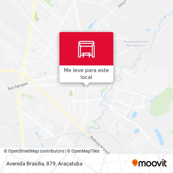 Avenida Brasília, 879 mapa