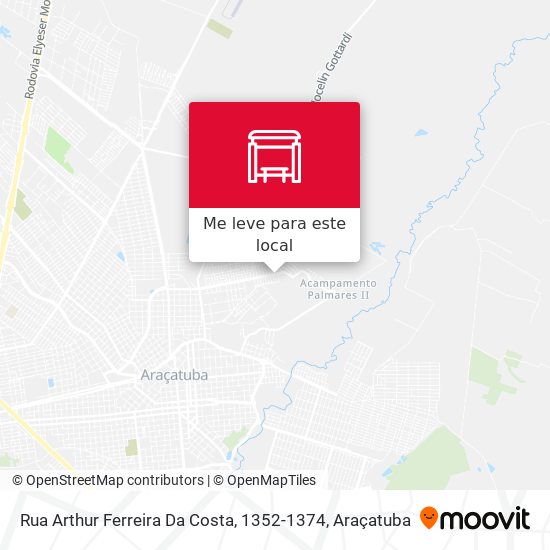 Rua Arthur Ferreira Da Costa, 1352-1374 mapa
