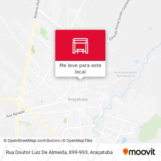 Rua Doutor Luiz De Almeida, 899-993 mapa