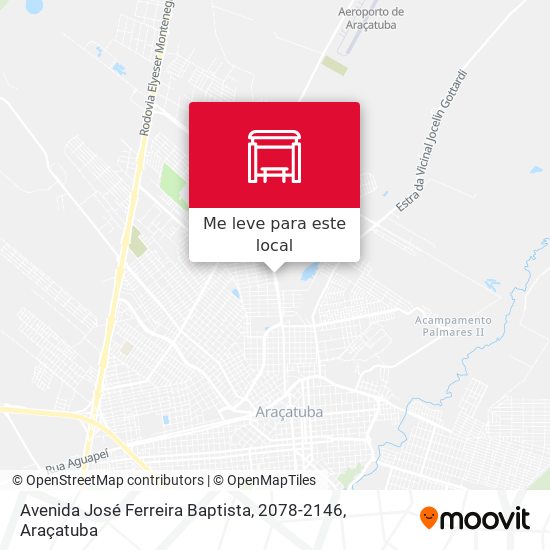 Avenida José Ferreira Baptista, 2078-2146 mapa