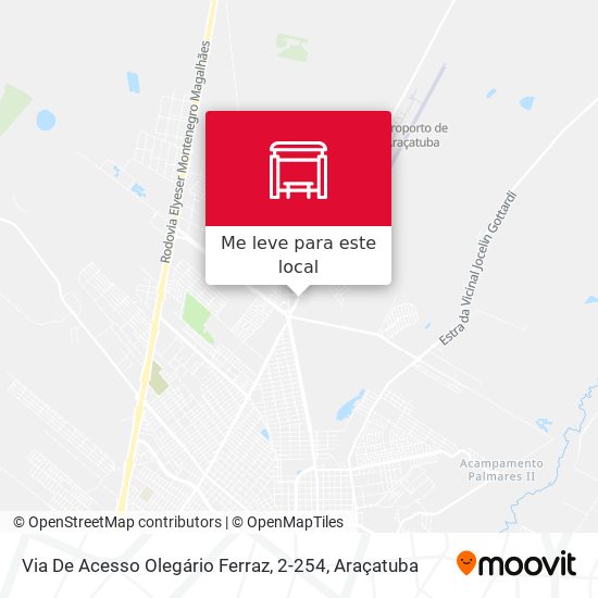 Via De Acesso Olegário Ferraz, 2-254 mapa