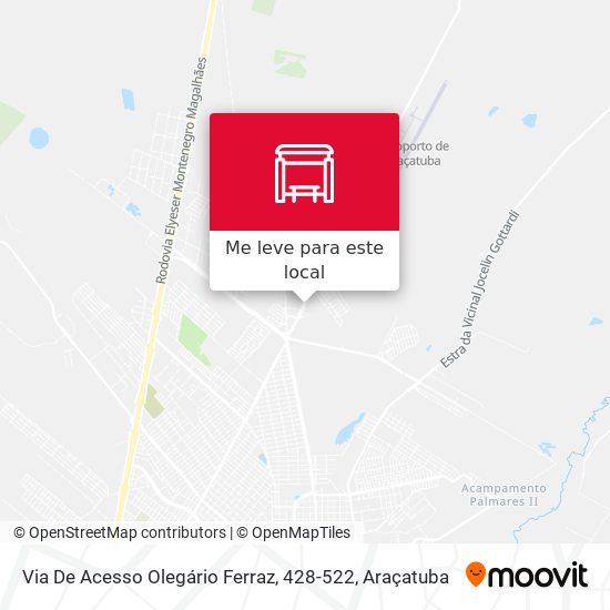 Via De Acesso Olegário Ferraz, 428-522 mapa