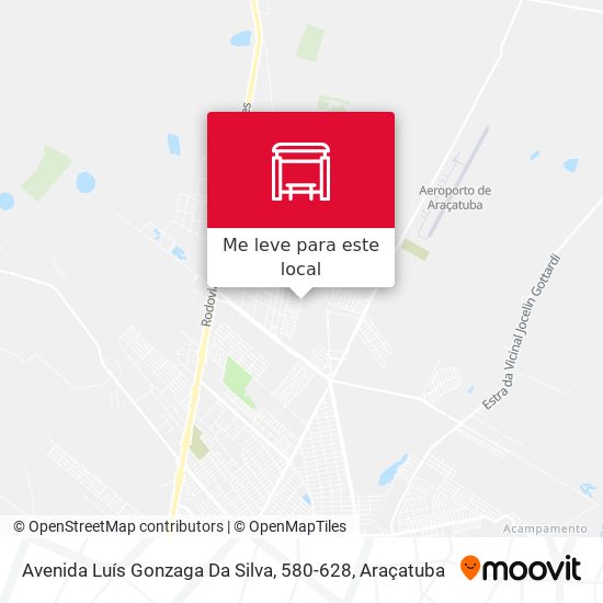 Avenida Luís Gonzaga Da Silva, 580-628 mapa