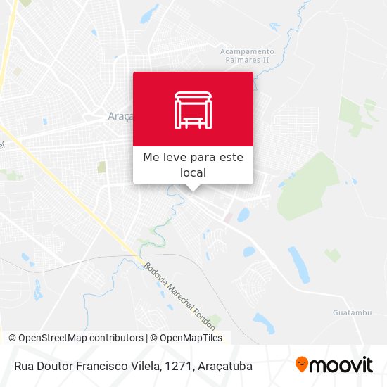 Rua Doutor Francisco Vilela, 1271 mapa