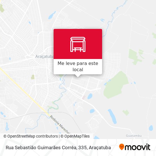 Rua Sebastião Guimarães Corrêa, 335 mapa