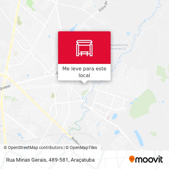 Rua Minas Gerais, 489-581 mapa