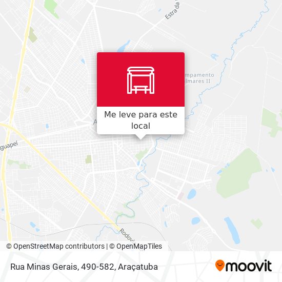 Rua Minas Gerais, 490-582 mapa