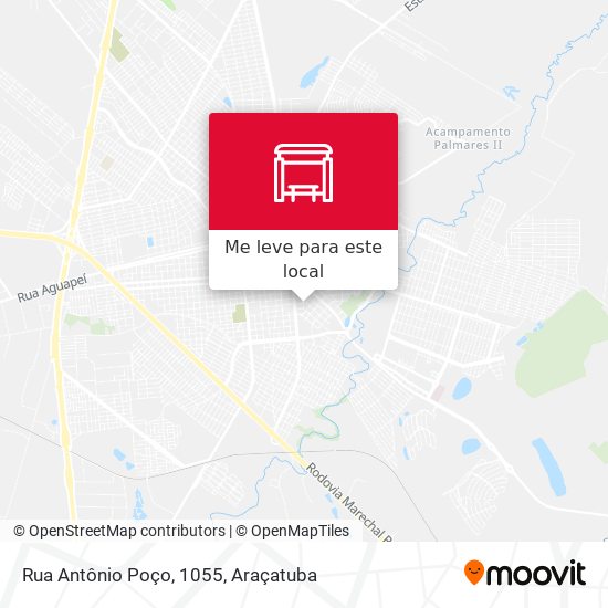 Rua Antônio Poço, 1055 mapa