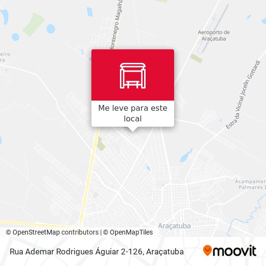 Rua Ademar Rodrigues Águiar 2-126 mapa