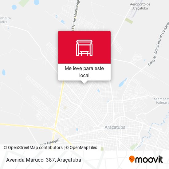 Avenida Marucci 387 mapa