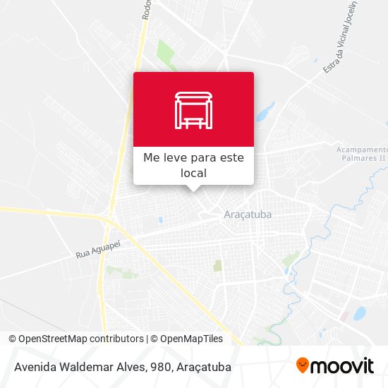 Avenida Waldemar Alves, 980 mapa