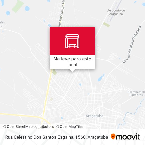 Rua Celestino Dos Santos Esgalha, 1560 mapa